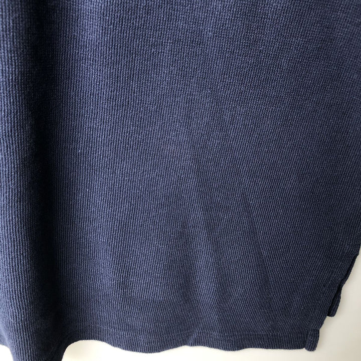 Ralph Lauren POLO SPORT short sleeve polo shirt, men's size M cotton navy blue type Vintage Second Hand