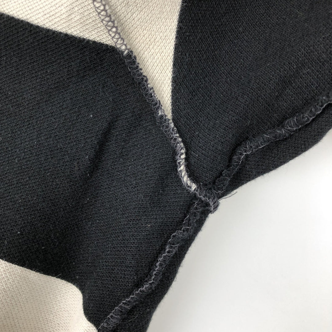 Lacoste Short Sleeve Striped Polo Shirt, Size 6, Men's XL cotton black type Vintage Second Hand