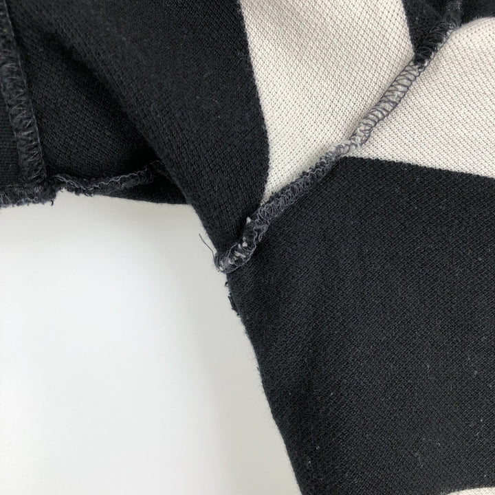 Lacoste Short Sleeve Striped Polo Shirt, Size 6, Men's XL cotton black type Vintage Second Hand