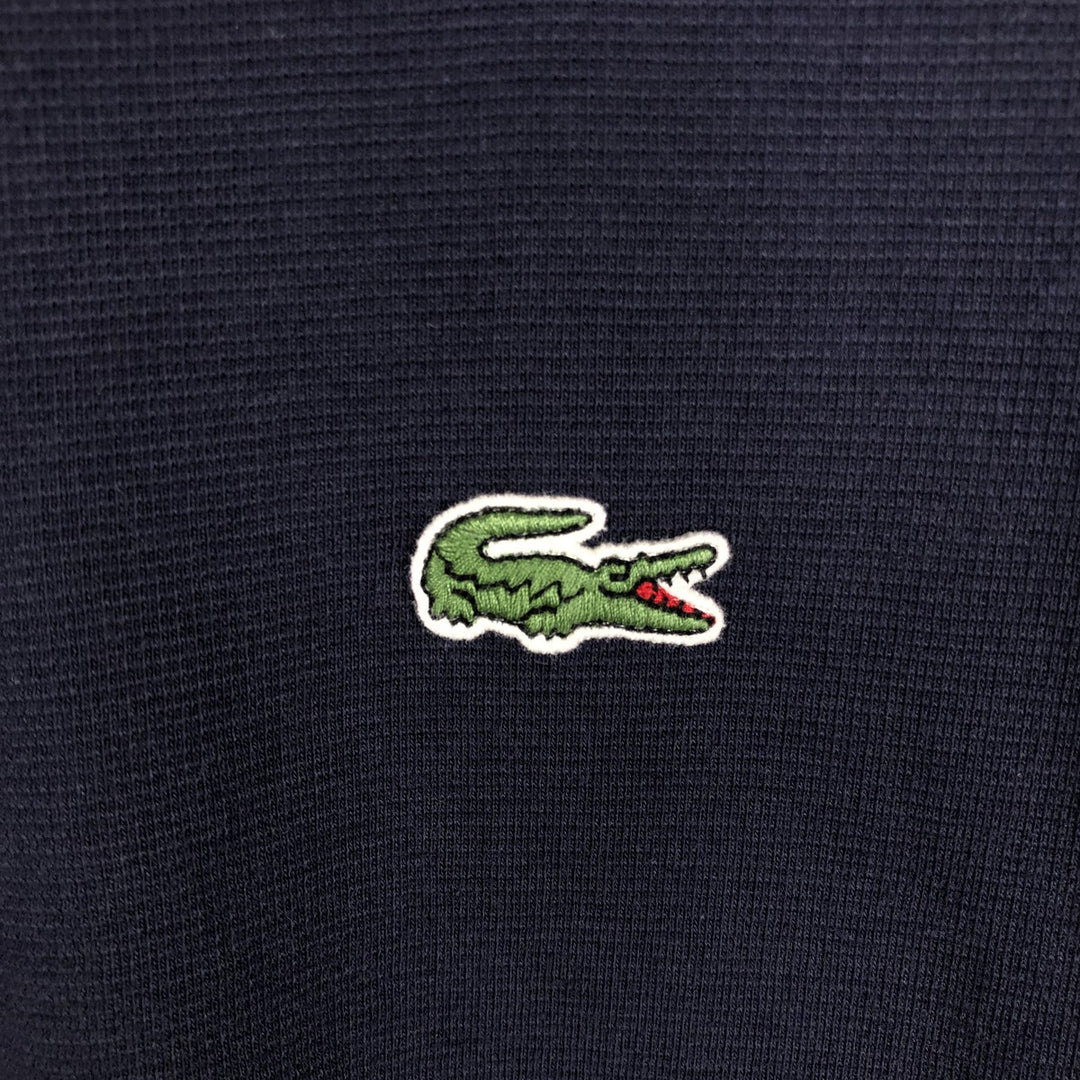 Lacoste LACOSTE SPORT French design short-sleeved polo shirt, size 5 (equivalent to men's L). cotton black type Vintage Second Hand