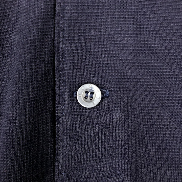 Lacoste LACOSTE SPORT French design short-sleeved polo shirt, size 5 (equivalent to men's L). cotton black type Vintage Second Hand
