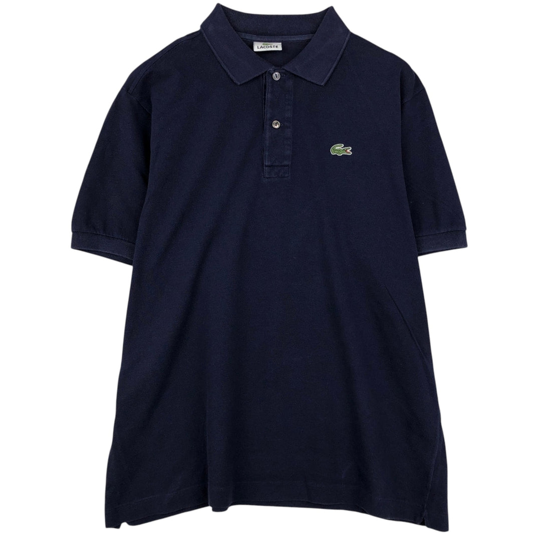 Lacoste LACOSTE Short Sleeve Polo Shirt Size 5 Men's L cotton navy blue type Vintage Second Hand