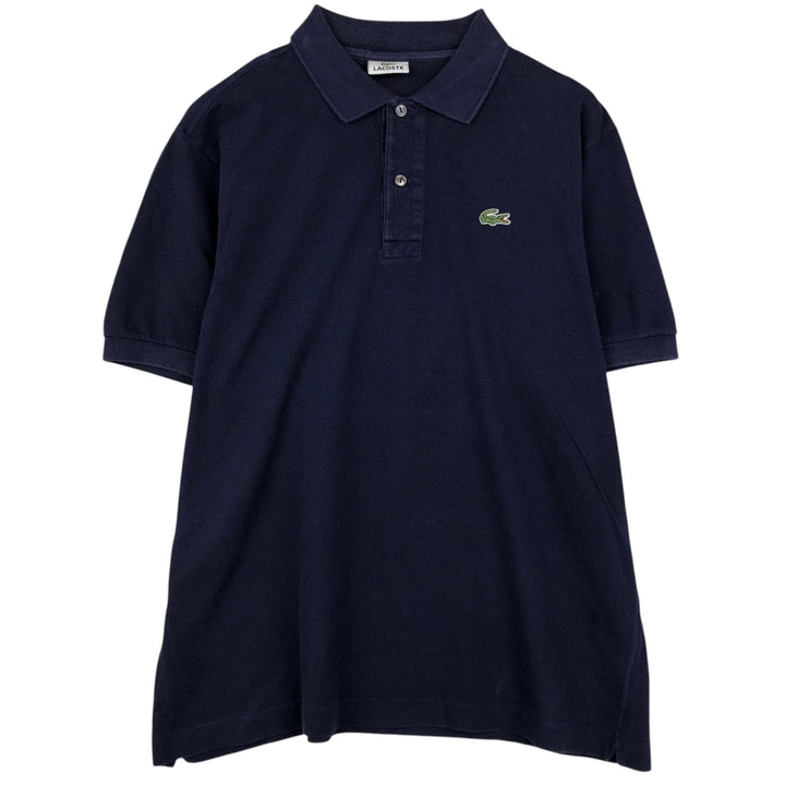 Lacoste LACOSTE Short Sleeve Polo Shirt Size 5 Men's L cotton navy blue type Vintage Second Hand