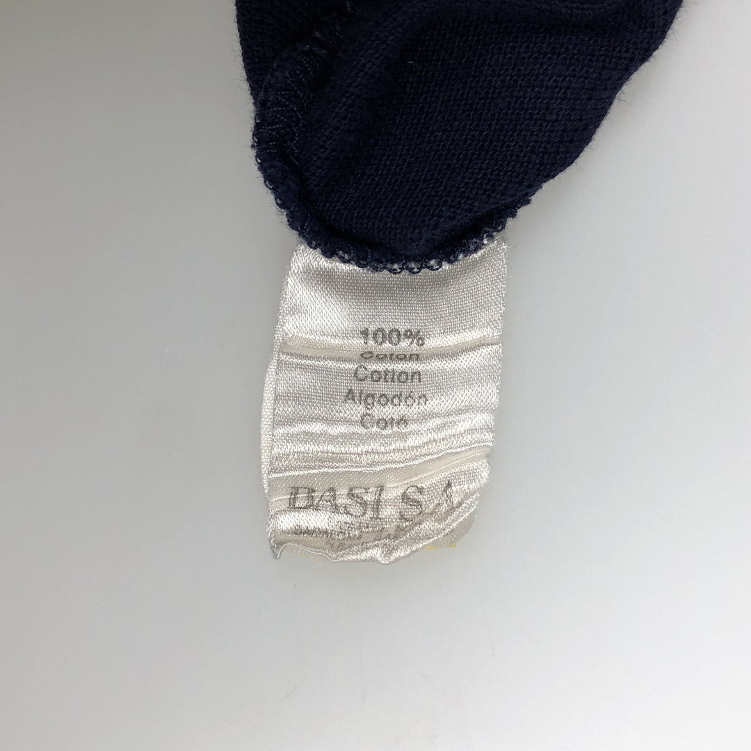 Lacoste LACOSTE Short Sleeve Polo Shirt Size 5 Men's L cotton navy blue type Vintage Second Hand