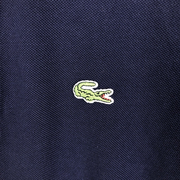 Lacoste LACOSTE Short Sleeve Polo Shirt Size 5 Men's L cotton navy blue type Vintage Second Hand