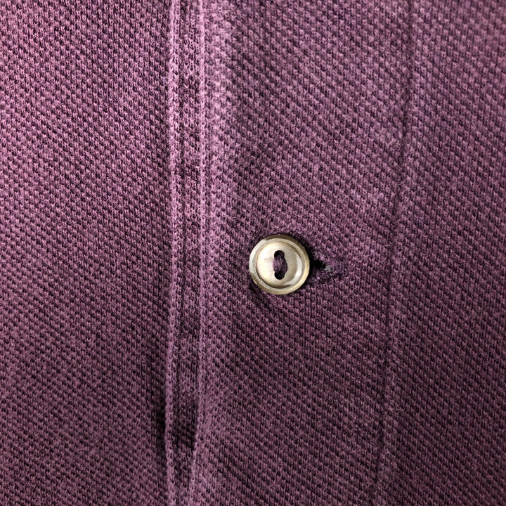 Lacoste LACOSTE DESIGNED IN FRANCE Short-Sleeve Polo Shirt, Size 4 (Men's M equivalent) cotton red type reddish brown Vintage Second Hand