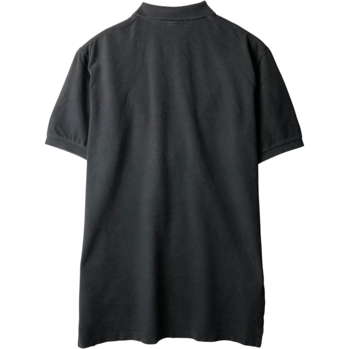 Ralph Lauren POLO by Ralph Lauren short sleeve polo shirt, men's XL size cotton black type Vintage Second Hand