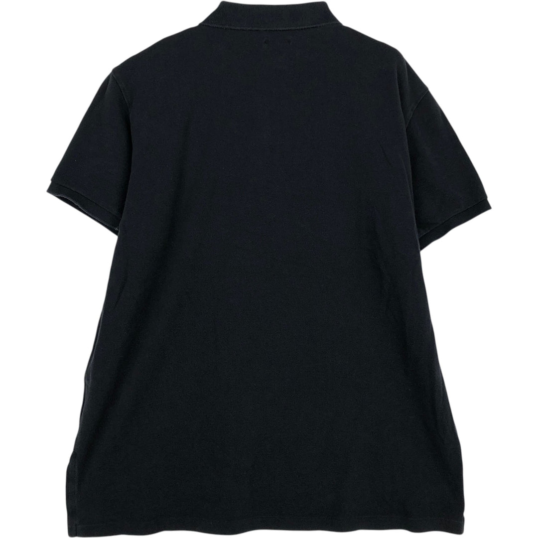 Ralph Lauren POLO by Ralph Lauren short sleeve polo shirt, men's XL size cotton Charcoal Vintage Second Hand