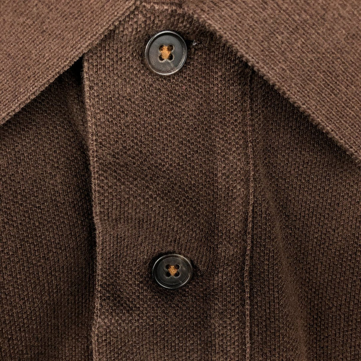 Ralph Lauren POLO by Ralph Lauren short sleeve polo shirt, men's XL size cotton brown type Vintage Second Hand