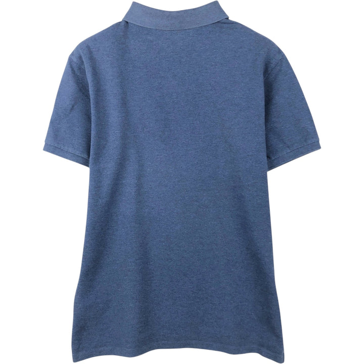 Ralph Lauren POLO by Ralph Lauren SLIM FIT Short-Sleeve Polo Shirt, Men's Size XL (approx.) cotton Blue type light blue Vintage Second Hand