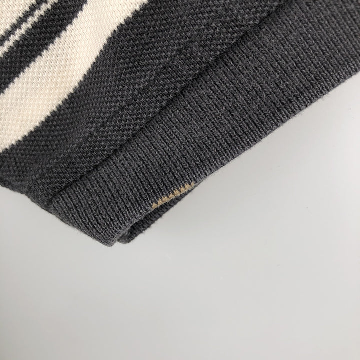 90'S Tommy Hilfiger Multi-stripe Short-Sleeve Polo Shirt, Men's Size L (approx.) cotton black type Vintage Second Hand