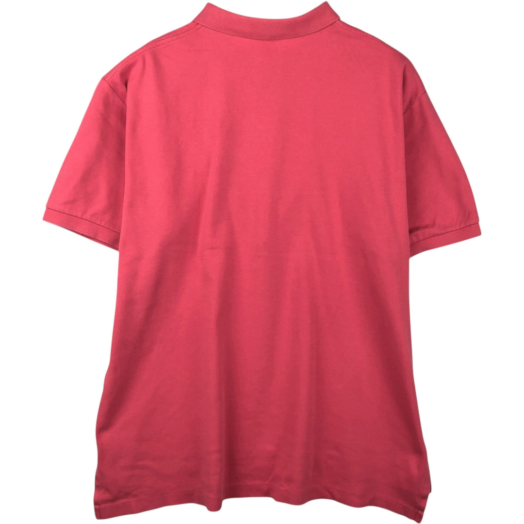 Ralph Lauren POLO by Ralph Lauren short sleeve polo shirt, men's XL size cotton pink type Vintage Second Hand