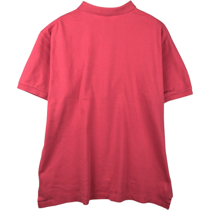 Ralph Lauren POLO by Ralph Lauren short sleeve polo shirt, men's XL size cotton pink type Vintage Second Hand