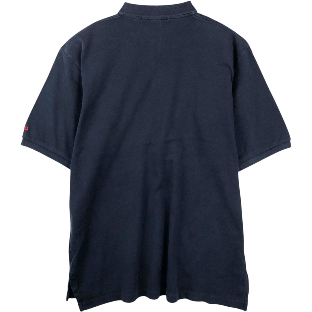 Ralph Lauren POLO GOLF Polo Golf short sleeve polo shirt for men size L cotton navy blue type Vintage Second Hand
