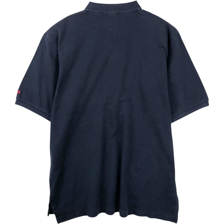 Ralph Lauren POLO GOLF Polo Golf short sleeve polo shirt for men size L cotton navy blue type Vintage Second Hand