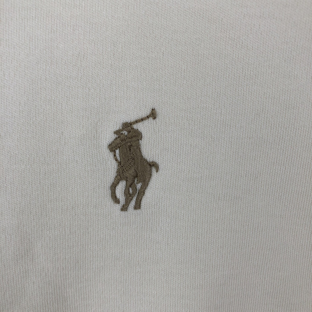 Ralph Lauren POLO by Ralph Lauren short sleeve polo shirt, men's size L cotton unbleached Vintage Second Hand