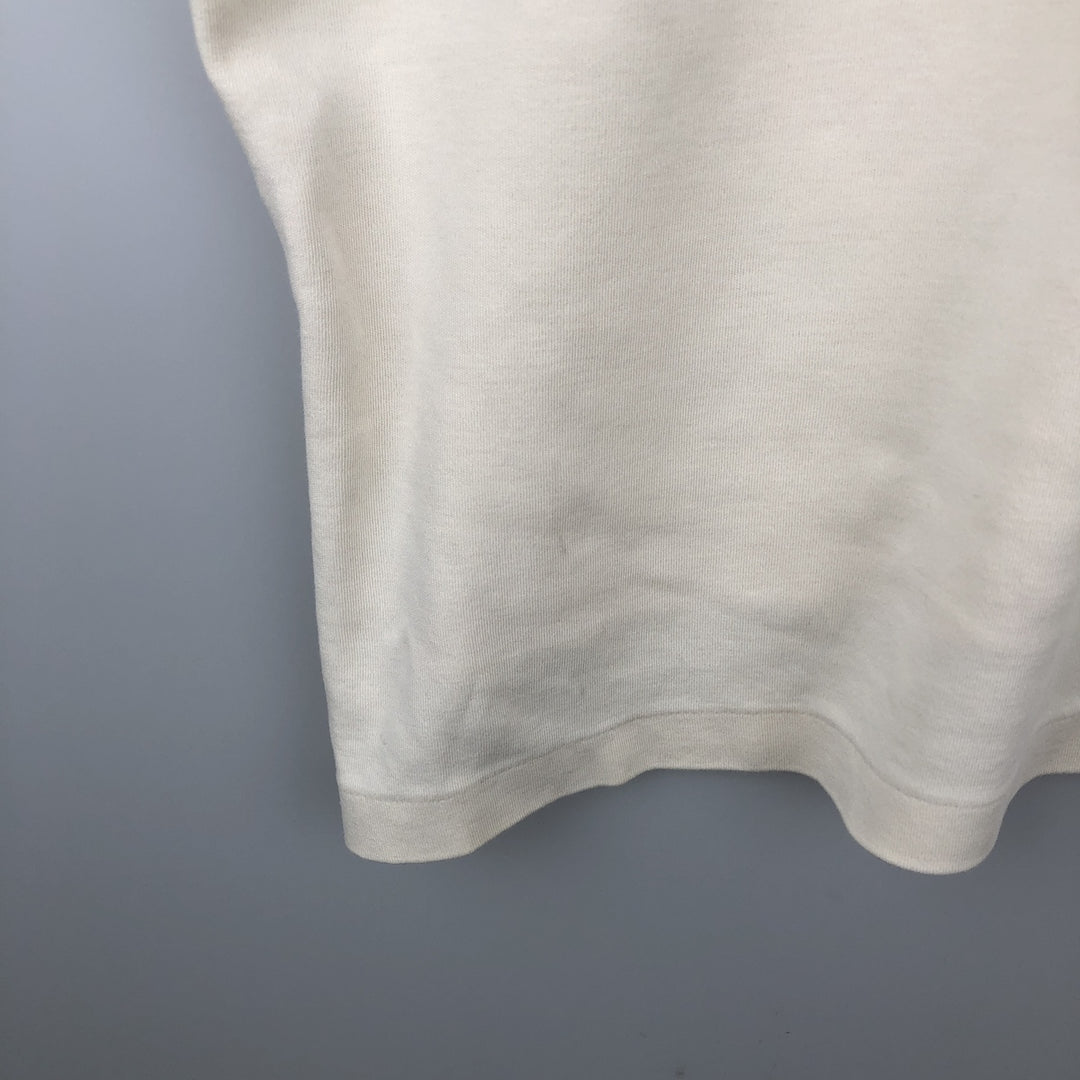 Ralph Lauren POLO by Ralph Lauren short sleeve polo shirt, men's size L cotton unbleached Vintage Second Hand