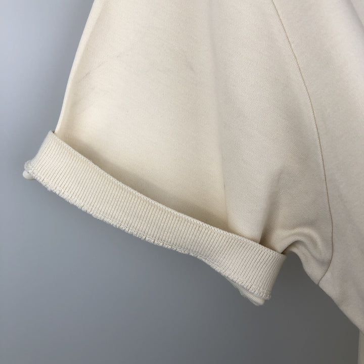 Ralph Lauren POLO by Ralph Lauren short sleeve polo shirt, men's size L cotton unbleached Vintage Second Hand