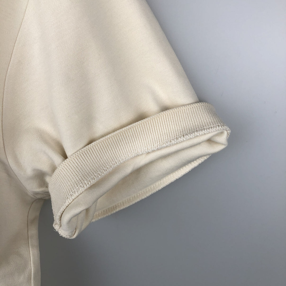 Ralph Lauren POLO by Ralph Lauren short sleeve polo shirt, men's size L cotton unbleached Vintage Second Hand