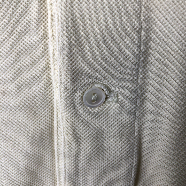 Lacoste CHEMISE Short-Sleeve Polo Shirt, Men's Size L (approx.) cotton yellow type Vintage Second Hand