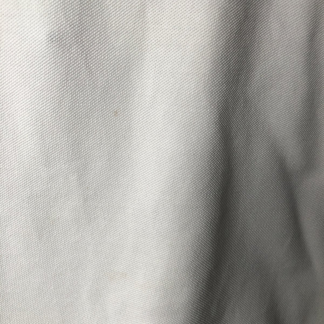 Lacoste CHEMISE Short-Sleeve Polo Shirt, Men's Size L (approx.) cotton white type Vintage Second Hand