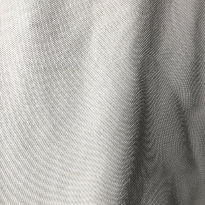 Lacoste CHEMISE Short-Sleeve Polo Shirt, Men's Size L (approx.) cotton white type Vintage Second Hand
