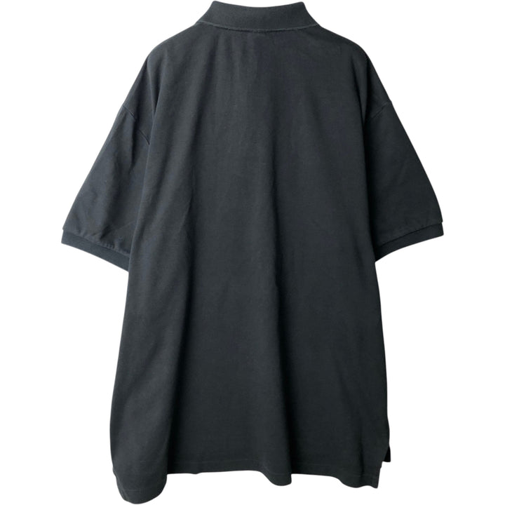 Ralph Lauren POLO by Ralph Lauren short sleeve polo shirt, men's XL size cotton black type Vintage Second Hand