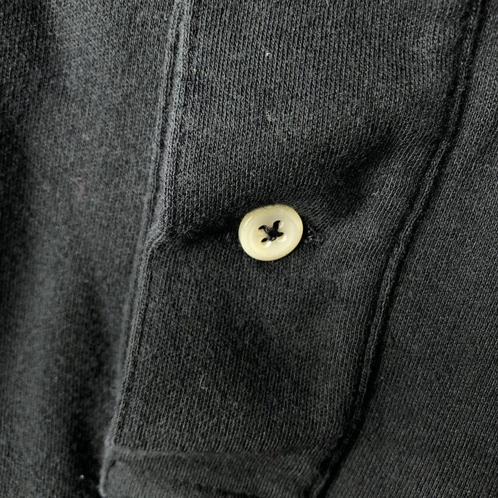 Ralph Lauren POLO by Ralph Lauren short sleeve polo shirt, men's XL size cotton black type Vintage Second Hand