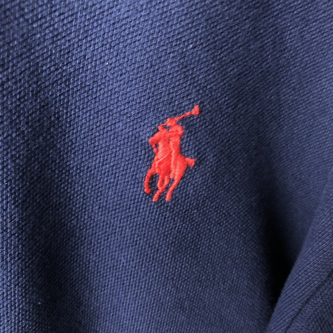 Ralph Lauren POLO by Ralph Lauren short sleeve polo shirt, men's size L cotton navy blue type Vintage Second Hand