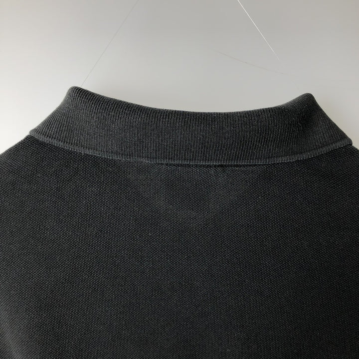 Lacoste Designed in France Short Sleeve Polo Shirt, Size 5, Men's Size L cotton black type Vintage Second Hand