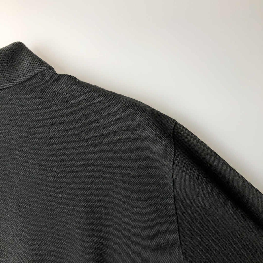 Lacoste Designed in France Short Sleeve Polo Shirt, Size 5, Men's Size L cotton black type Vintage Second Hand