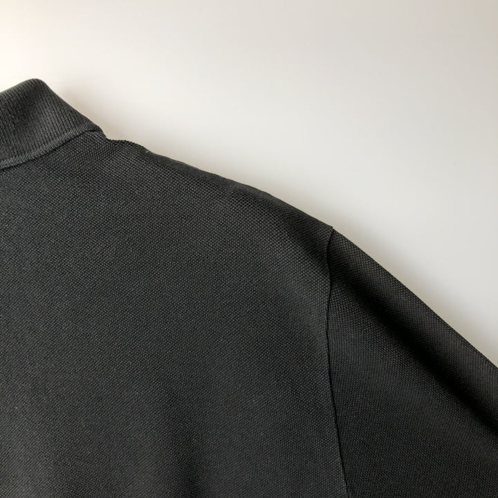 Lacoste Designed in France Short Sleeve Polo Shirt, Size 5, Men's Size L cotton black type Vintage Second Hand