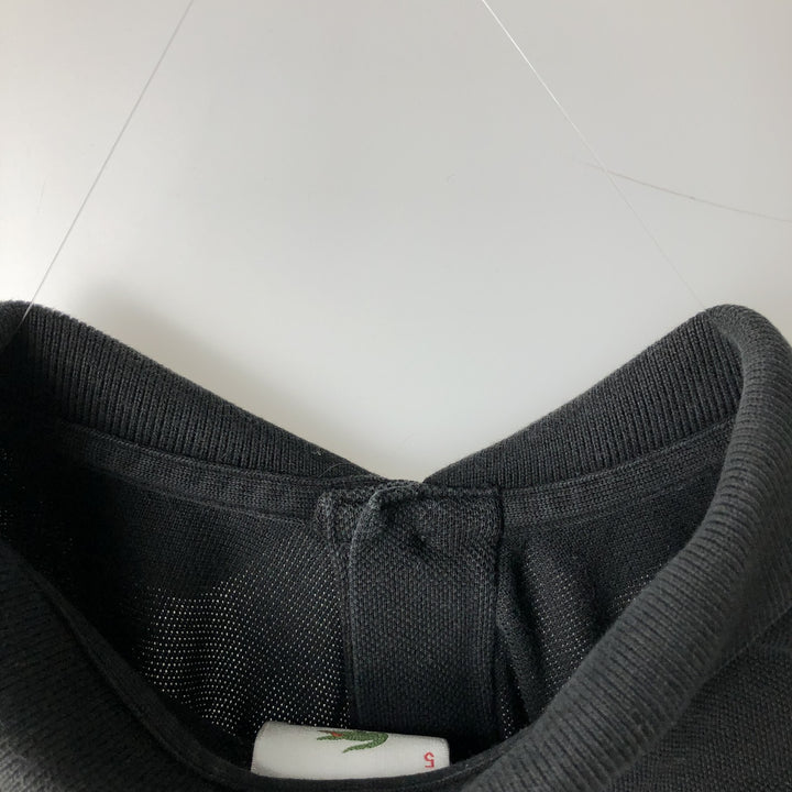 Lacoste Designed in France Short Sleeve Polo Shirt, Size 5, Men's Size L cotton black type Vintage Second Hand