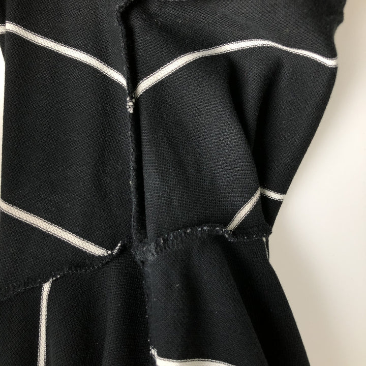 Ralph Lauren POLO by Ralph Lauren short sleeve striped polo shirt, men's XL size Pima Cotton black type Vintage Second Hand