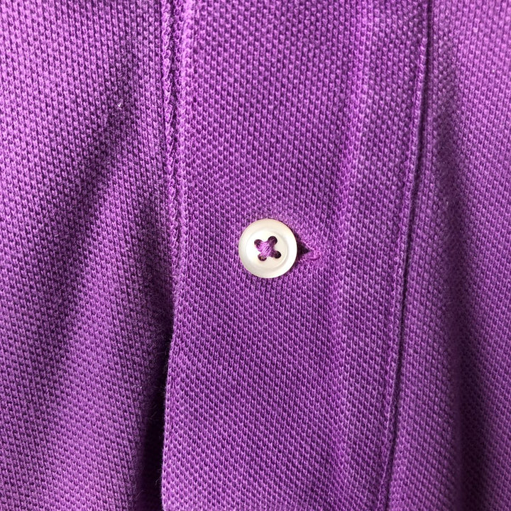 Ralph Lauren POLO by Ralph Lauren short sleeve polo shirt, men's XL size cotton purple type Vintage Second Hand