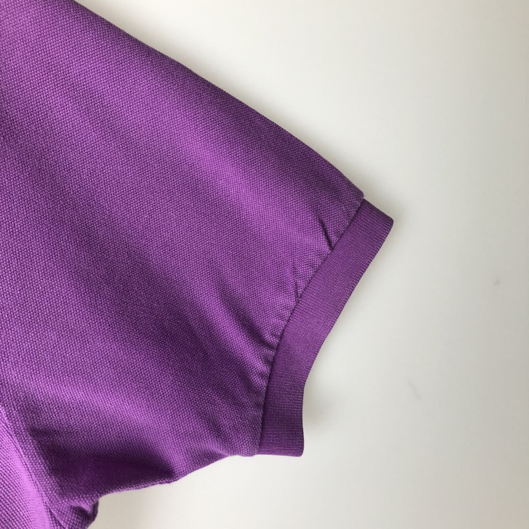 Ralph Lauren POLO by Ralph Lauren short sleeve polo shirt, men's XL size cotton purple type Vintage Second Hand