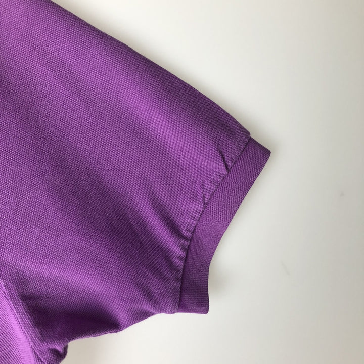 Ralph Lauren POLO by Ralph Lauren short sleeve polo shirt, men's XL size cotton purple type Vintage Second Hand
