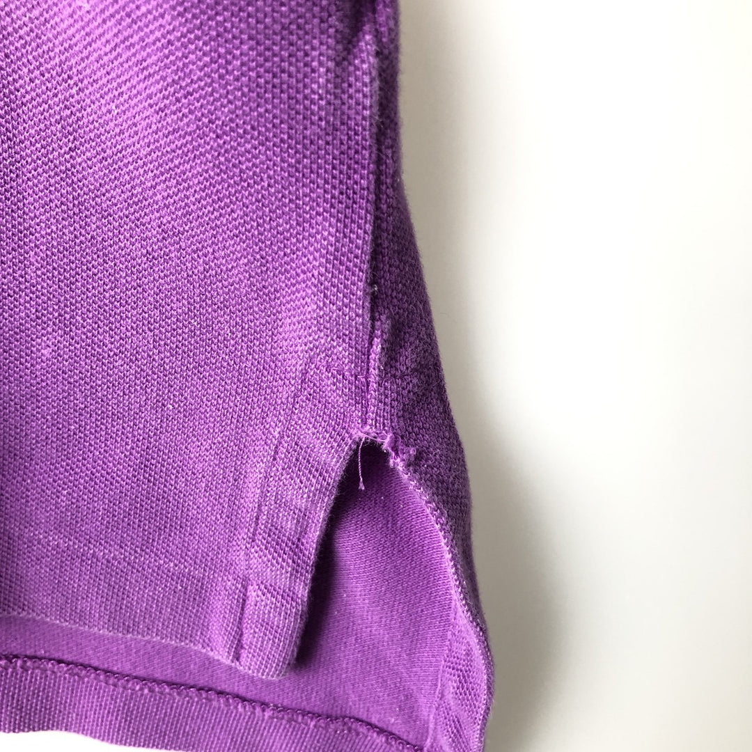 Ralph Lauren POLO by Ralph Lauren short sleeve polo shirt, men's XL size cotton purple type Vintage Second Hand
