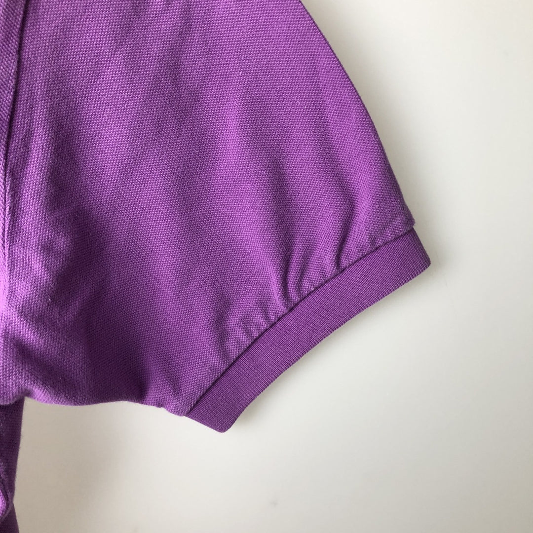 Ralph Lauren POLO by Ralph Lauren short sleeve polo shirt, men's XL size cotton purple type Vintage Second Hand