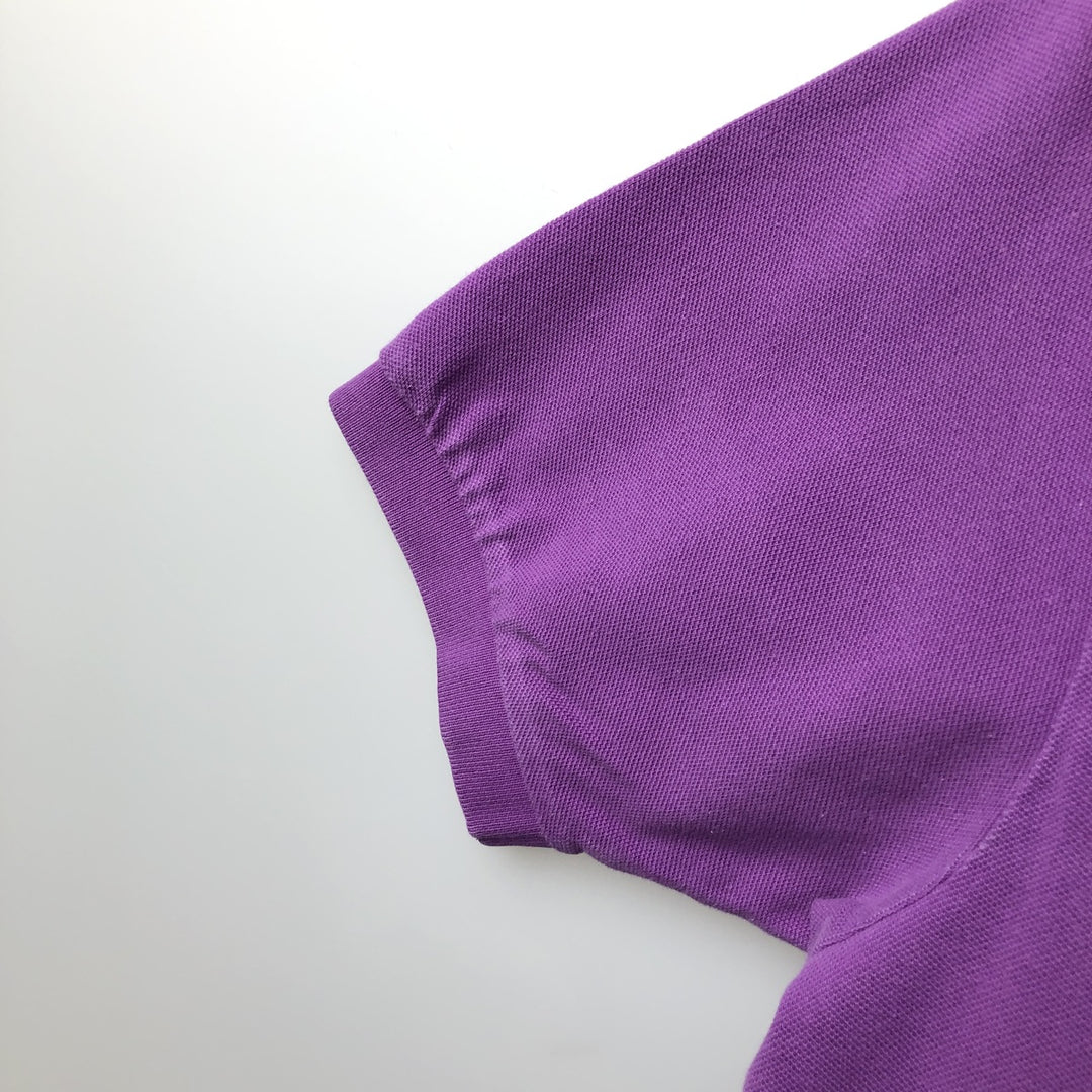 Ralph Lauren POLO by Ralph Lauren short sleeve polo shirt, men's XL size cotton purple type Vintage Second Hand