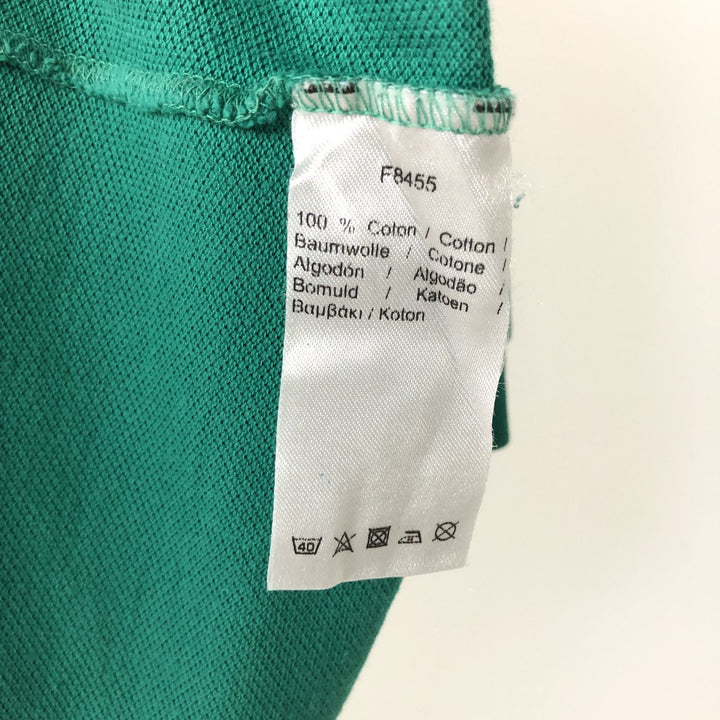 Lacoste LACOSTE short sleeve polo shirt size 3, men's size S cotton green type Vintage Second Hand