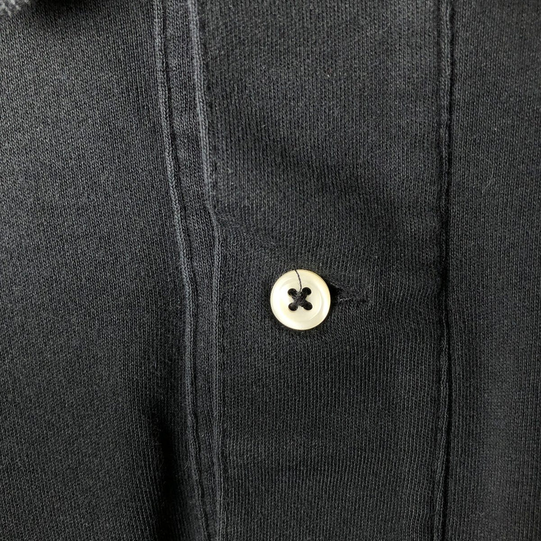 Ralph Lauren POLO by Ralph Lauren short sleeve polo shirt, men's XL size cotton black type Vintage Second Hand