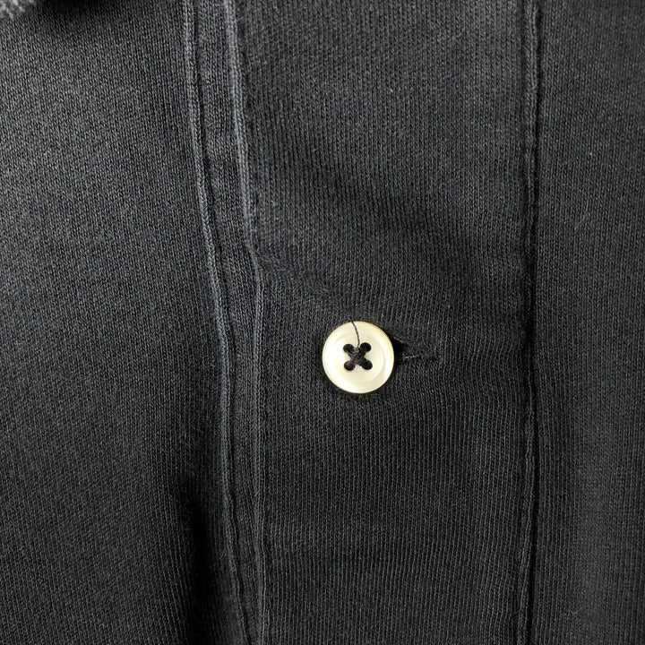 Ralph Lauren POLO by Ralph Lauren short sleeve polo shirt, men's XL size cotton black type Vintage Second Hand