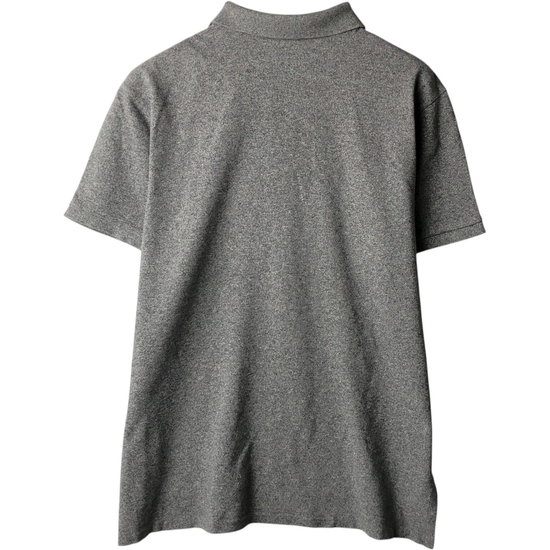 Ralph Lauren POLO by Ralph Lauren CUSTOM FIT short sleeve polo shirt, men's XL size cotton gray type Vintage Second Hand