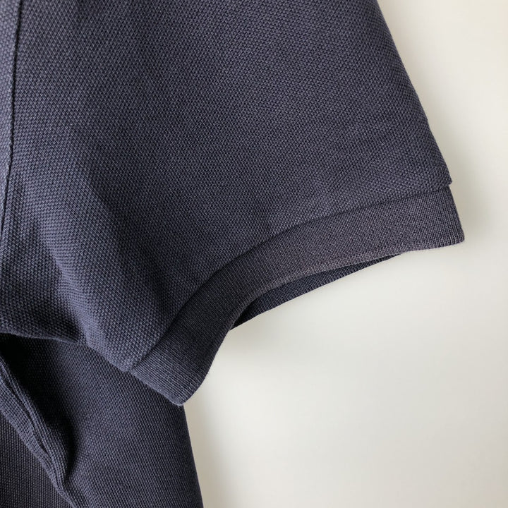 Brooks Brothers 1818 Short-Sleeve Polo Shirt, Men's Size L (approx.) cotton black type Vintage Second Hand