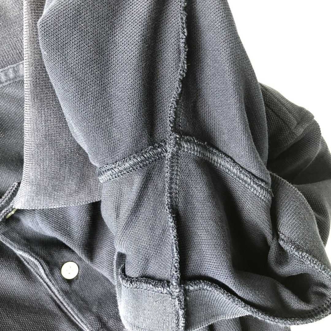 Brooks Brothers 1818 Short-Sleeve Polo Shirt, Men's Size L (approx.) cotton black type Vintage Second Hand