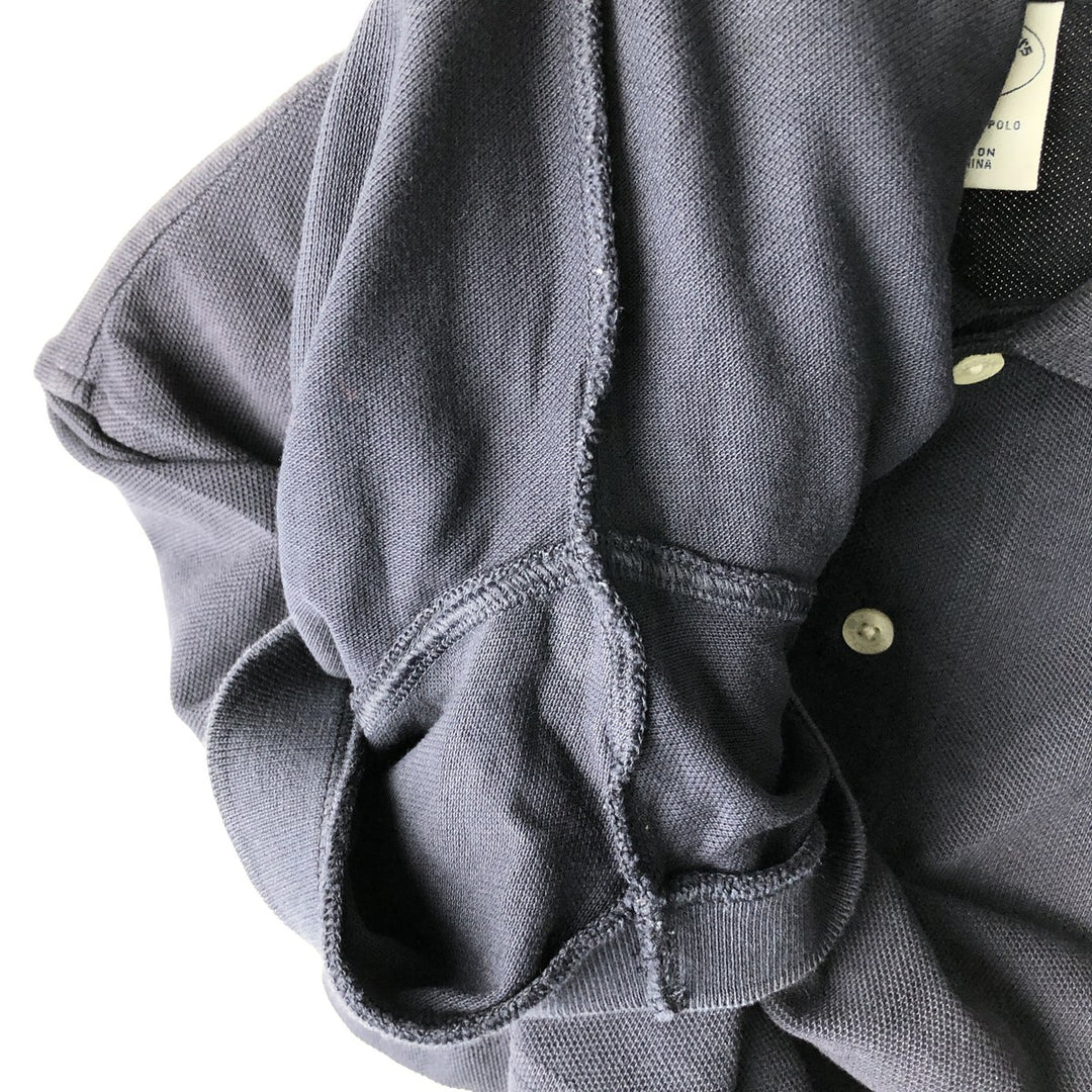 Brooks Brothers 1818 Short-Sleeve Polo Shirt, Men's Size L (approx.) cotton black type Vintage Second Hand