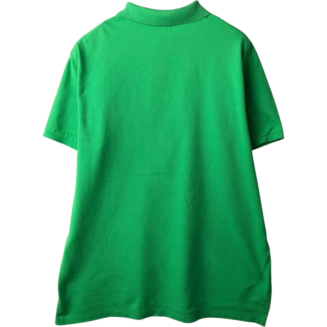 Ralph Lauren POLO by Ralph Lauren SLIM FIT Short-Sleeve Polo Shirt, Men's Size XL (approx.) cotton green type yellow green Vintage Second Hand