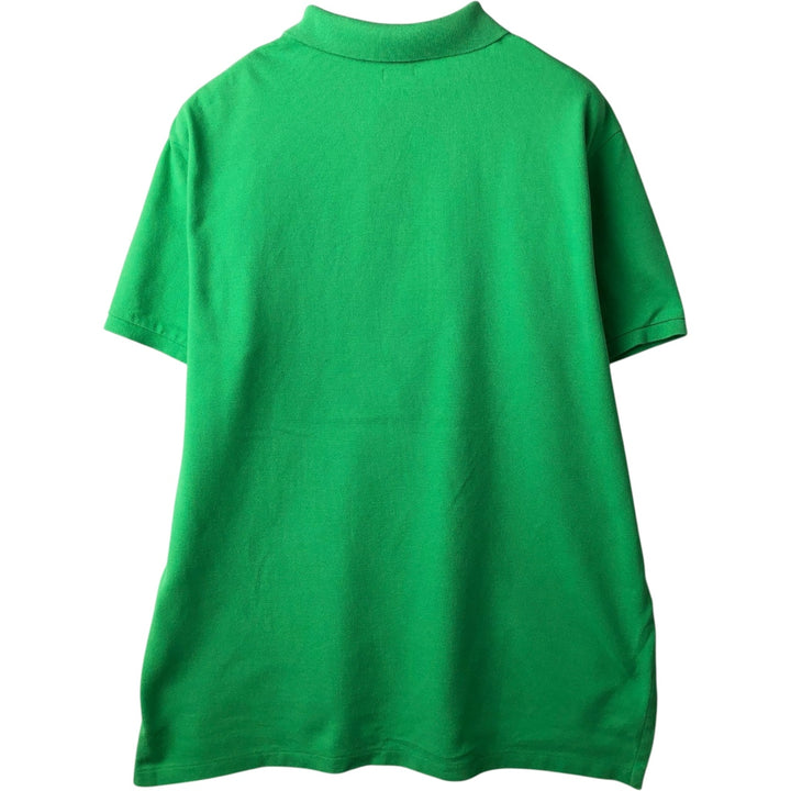 Ralph Lauren POLO by Ralph Lauren SLIM FIT Short-Sleeve Polo Shirt, Men's Size XL (approx.) cotton green type yellow green Vintage Second Hand
