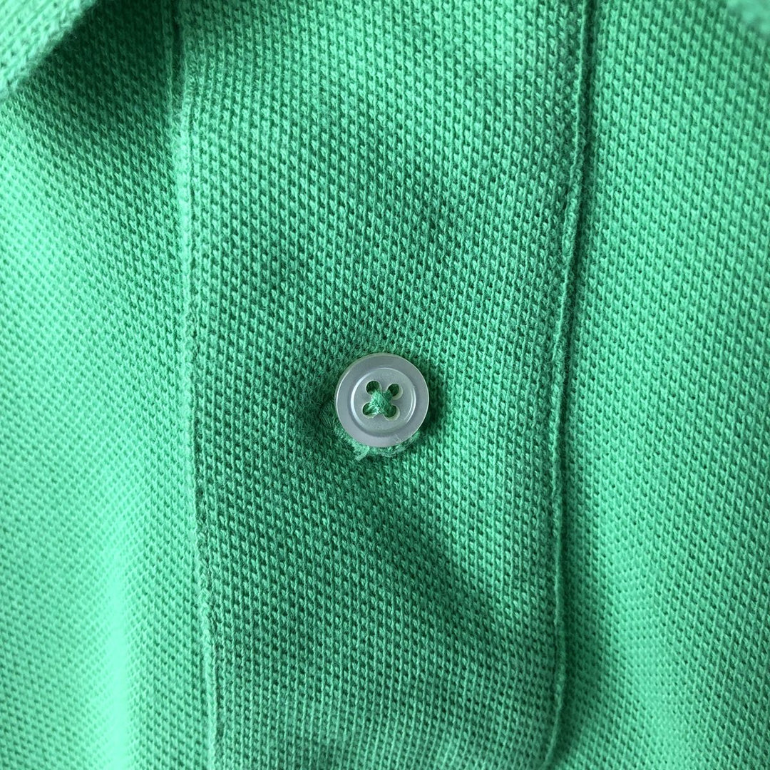 Ralph Lauren POLO by Ralph Lauren SLIM FIT Short-Sleeve Polo Shirt, Men's Size XL (approx.) cotton green type yellow green Vintage Second Hand